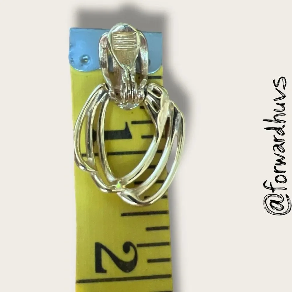 Gold-Tone Clip-On Earrings – Elegant and Classic